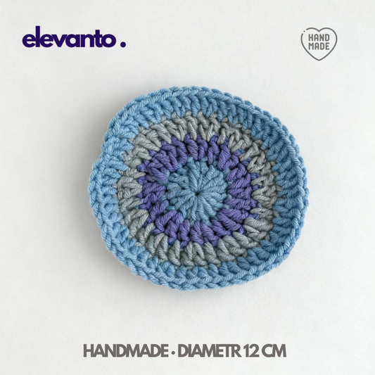 Crochet Coaster The Blue Ocean